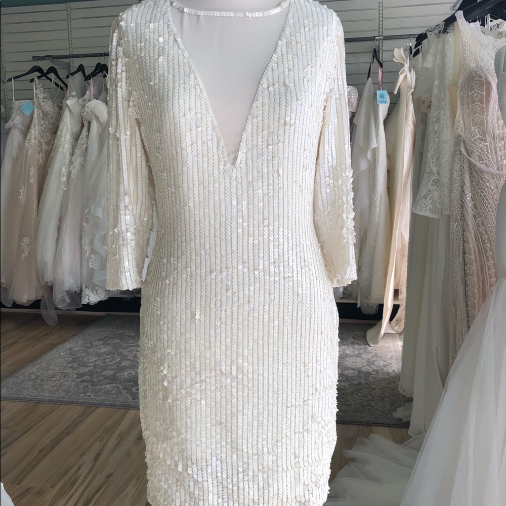 Sequined Mini Dress - Picture 2 of 6